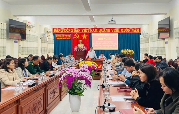 Hình ảnh cho bài viết Tuy An: Tổng kết thực hiện Quy chế dân chủ cơ sở huyện năm 2024, triển khai nhiệm vụ năm 2025